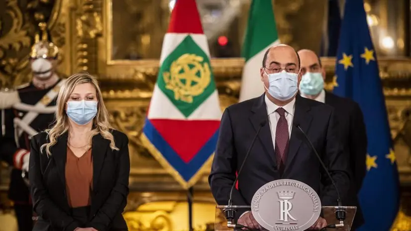 Consultazioni, la delegazione del Pd al Quirinale