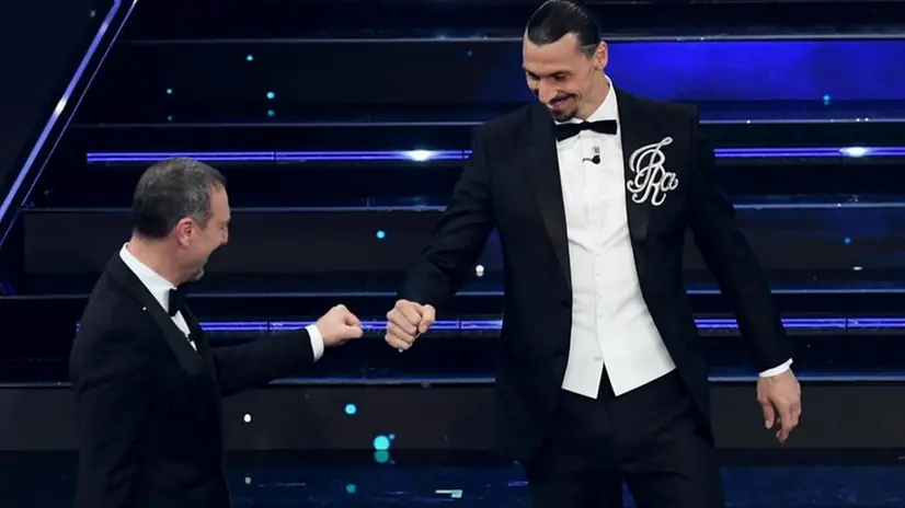 Zlatan Ibrahimovic a Sanremo