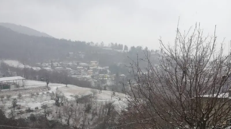 La nevicata a Brione - Foto © www.giornaledibrescia.it