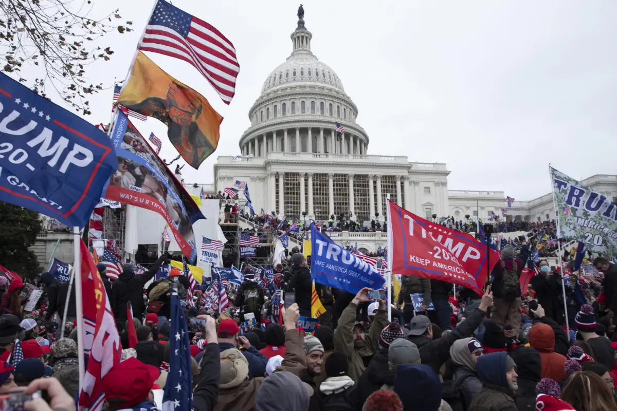 L'assalto al Campidoglio, a Washington