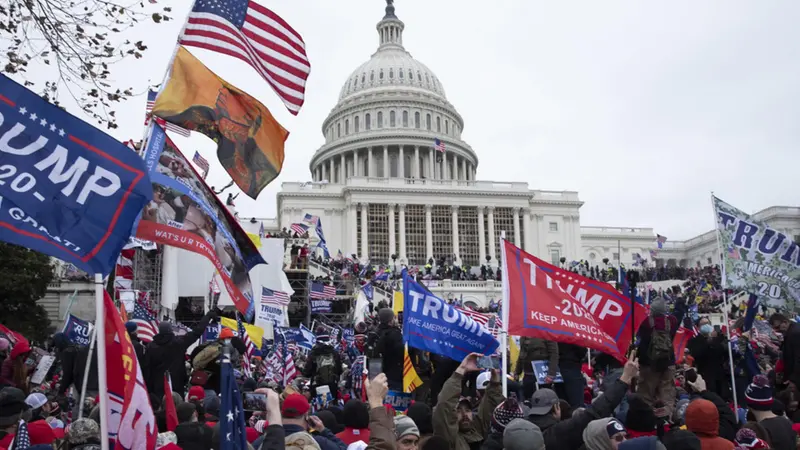 L'assalto al Campidoglio, a Washington