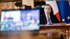 Il presidente del Consiglio, Mario Draghi - Foto Ansa/Filippo Attili © www.giornaledibrescia.it
