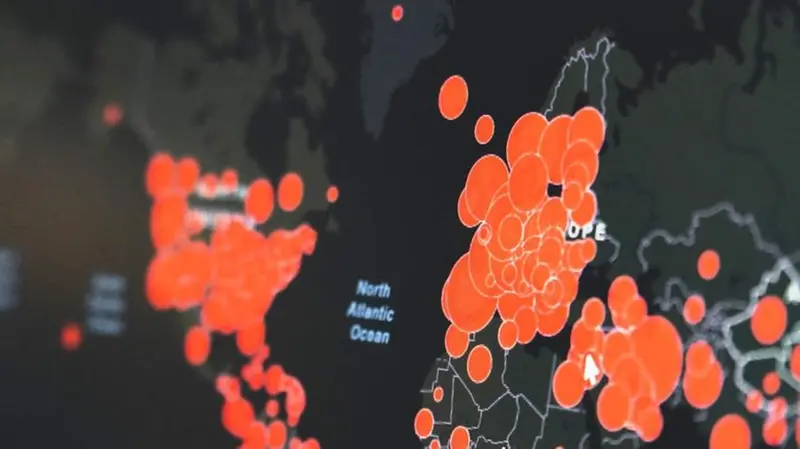 Una mappa globale della pandemia (archivio) - © www.giornaledibrescia.it