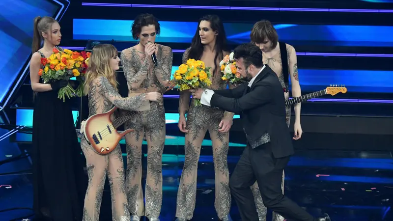 I Maneskin - Foto Ansa/Ettore Ferrari © www.giornaledibrescia.it