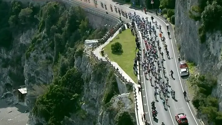 Un passaggio della Milano-Sanremo