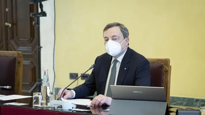 Il premier incaricato, Mario Draghi - Foto Ansa/Camera dei Deputati © www.giornaledibrescia.it
