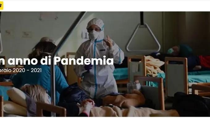 La pagina di accesso all'abecedario dell'anno di pandemia proposto dal GdB online - © www.giornaledibrescia.it