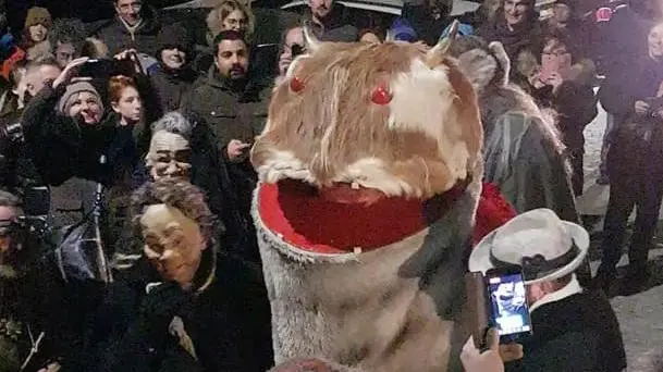 La rappresentazione del Badalìsc in una passata edizione - Foto © www.giornaledibrescia.it