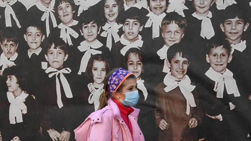 Una bambina delle elementari - Foto © www.giornaledibrescia.it