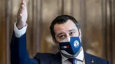 Il leader della Lega, Matteo Salvini - Foto Ansa/Roberto Monaldo © www.giornaledibrescia.it