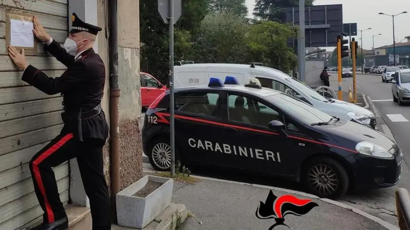 Il centro è stato chiuso dai carabinieri - Foto © www.giornaledibrescia.it