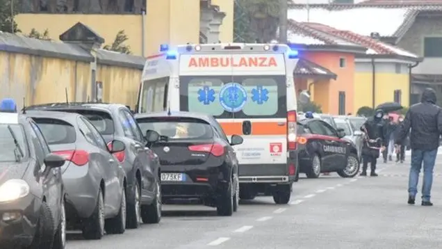 La zona dove è avvenuto l'omicidio - Foto Eco di Bergamo Luca Cesni
