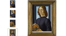 Il ritratto da giovane di Sandro Botticelli sul sito di Sotheby's: l'opera è stata battuta all'asta per 92,2 milioni di dollari - © www.giornaledibrescia.it