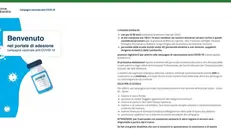 L'attuale portale per l'adesione alla campagna vaccinale in Lombardia - © www.giornaledibrescia.it