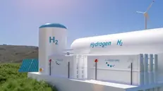Un impianto di produzione di idrogeno