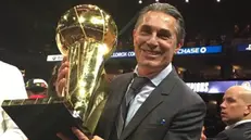 Sergio Scariolo in versione assistant coach dei Toronto Raptors vincitori del campionato 2018-19 - © www.giornaledibrescia.it
