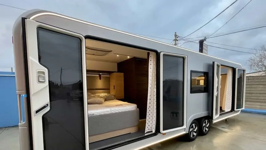 Una roulotte di design - Foto © www.giornaledibrescia.it