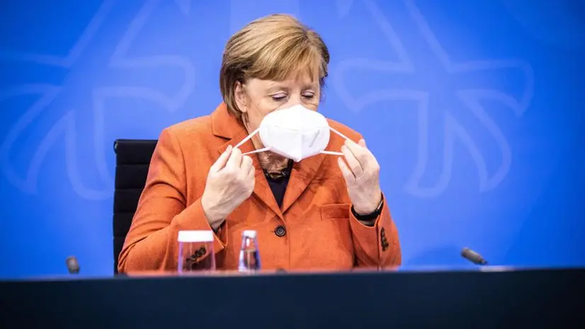 La cancelliera tedesca, Angela Merkel - Foto Epa/Rainer Keuenhof © www.giornaledibrescia.it
