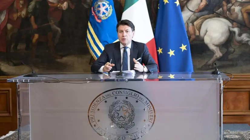 Il premier Giuseppe Conte - Foto Ansa