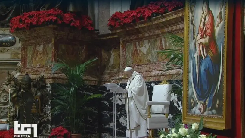 Il papa il giorno di Natale