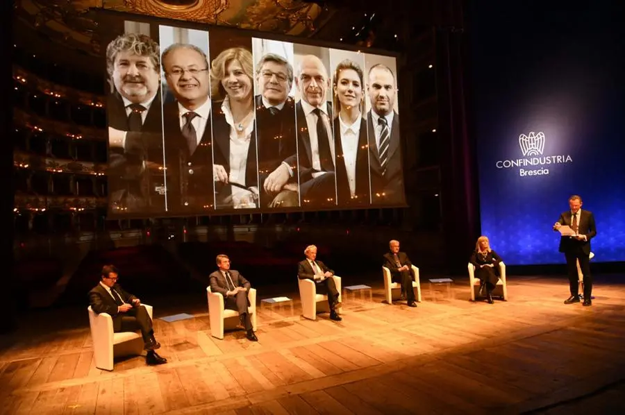 L'assemblea di Confindustria Brescia al Teatro Grande