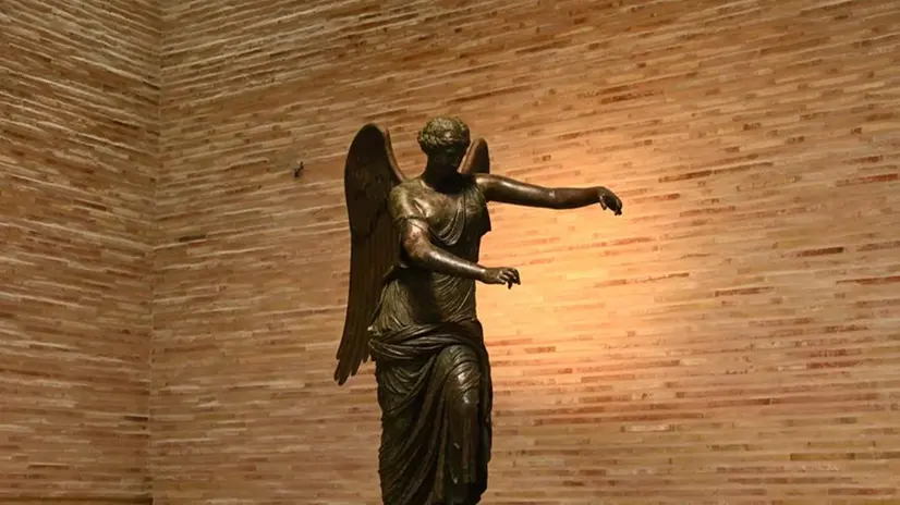 La Vittoria Alata nel Capitolium