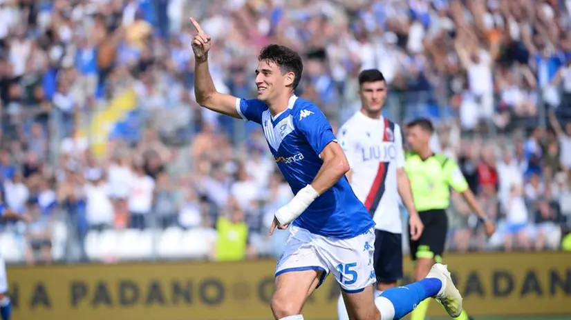 Andrea Cistana con il Brescia