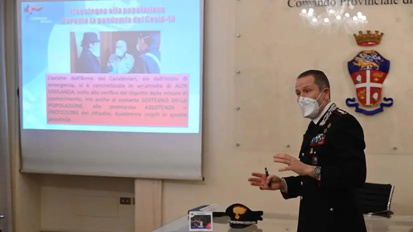 La presentazione del bilancio annuale al Comando dei carabinieri - Foto Gabriele Strada /Neg © www.giornaledibrescia.it