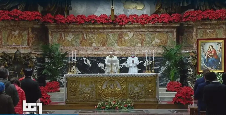 Il papa il giorno di Natale