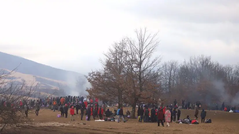 L'incendio del campo di Lipa