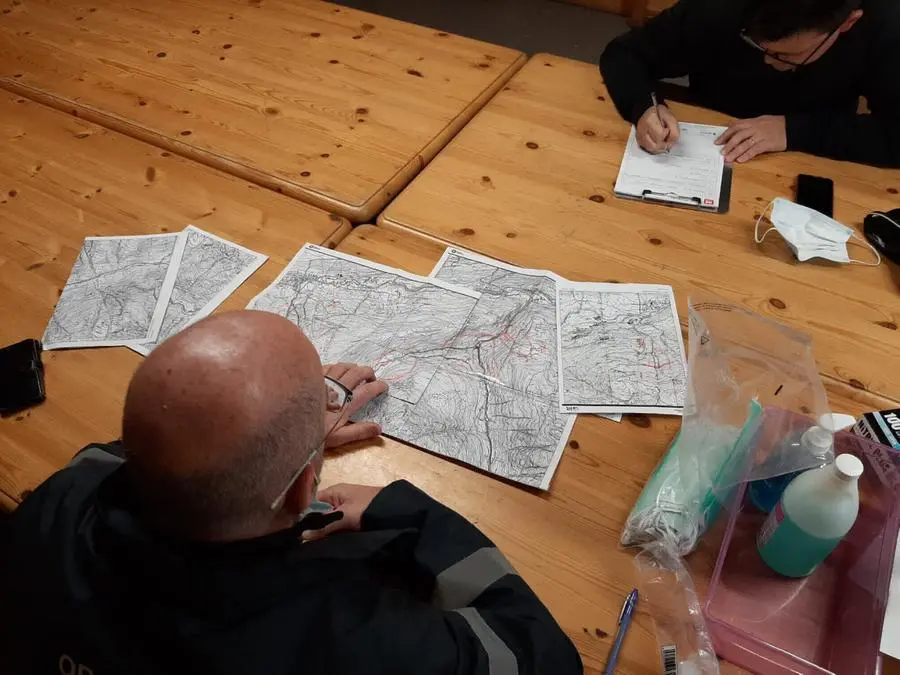 La frana che ha isolato 17 persone a Corteno Golgi