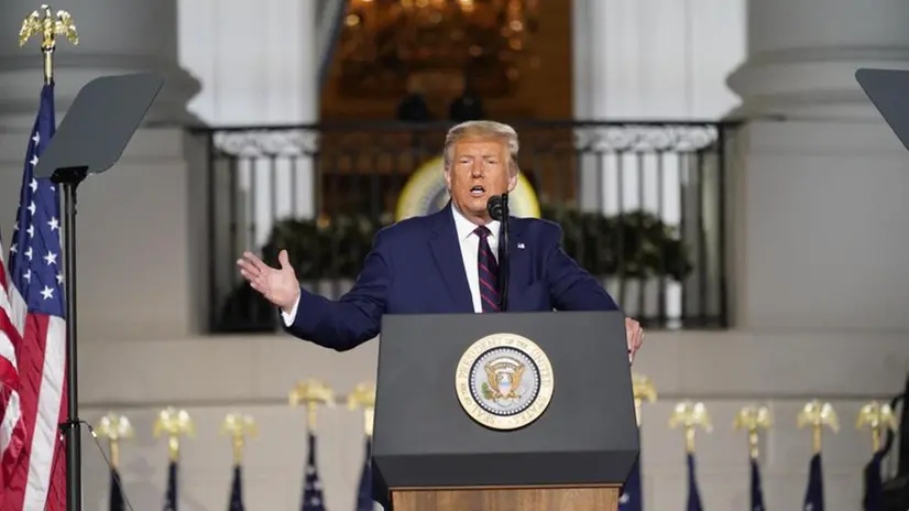 Donald Trump, l'intervento alla Casa Bianca per la ricandidatura