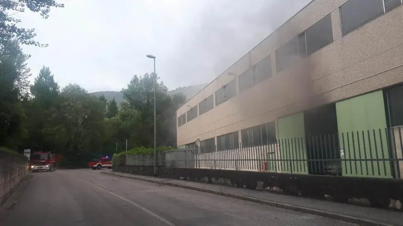 Incendio alla Geiger di Agnosine
