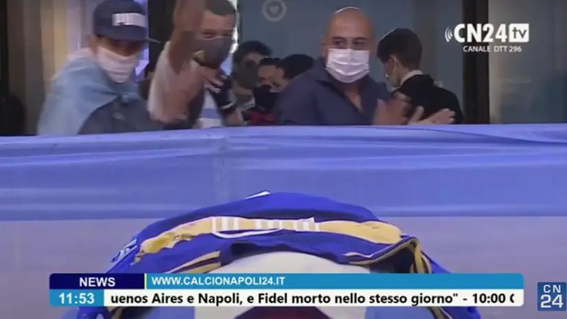 La camera ardente di Diego Maradona