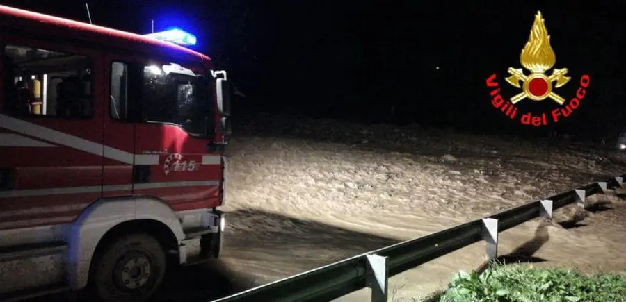 Maltempo in Valcamonica: la violentissima pioggia ha causato diversi danni