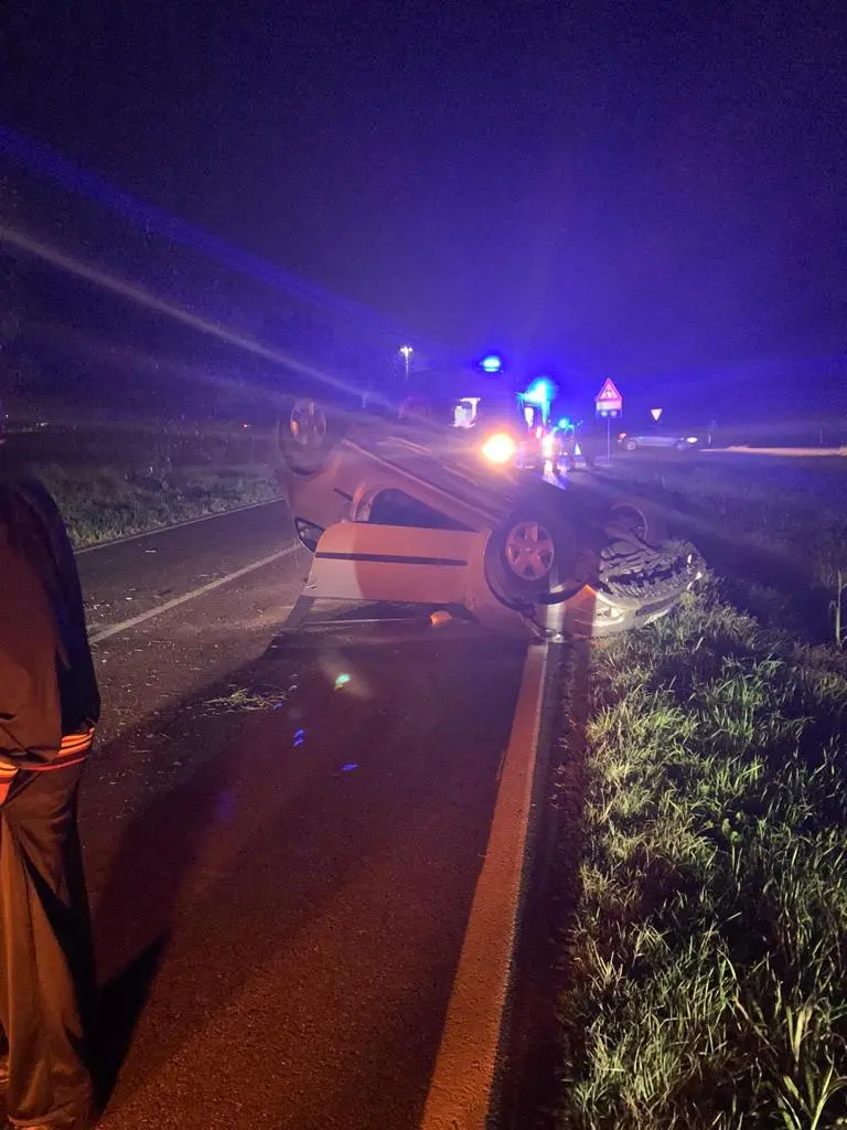 L'auto incidentata