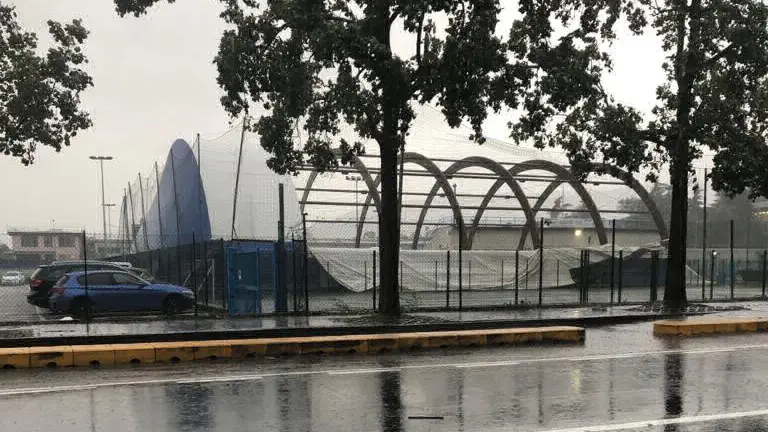 I danni del maltempo in città