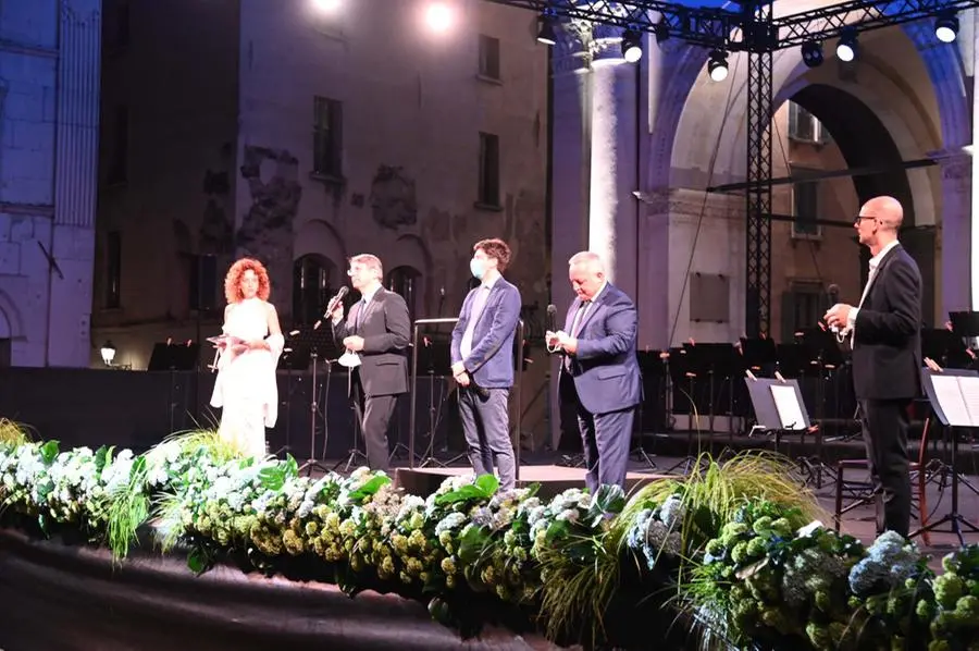 Il concerto dell'Orchestra Giovanile Italiana in piazza Loggia