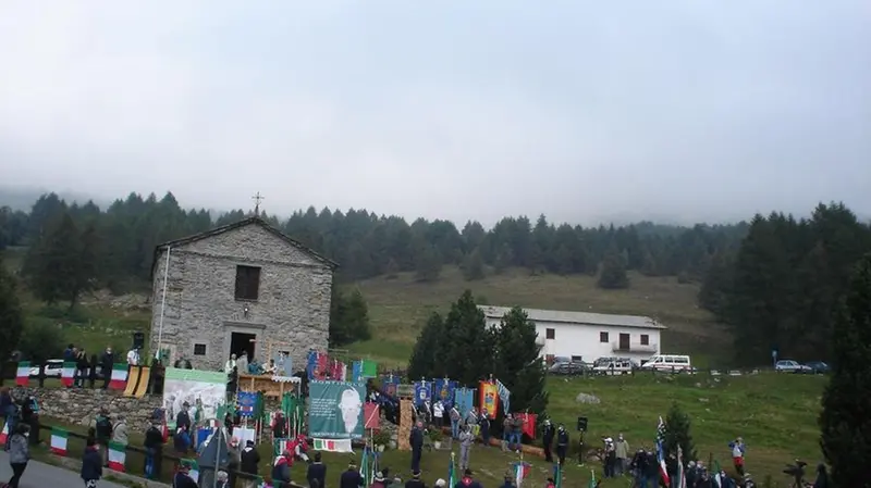 In Mortirolo il ricordo dei caduti -