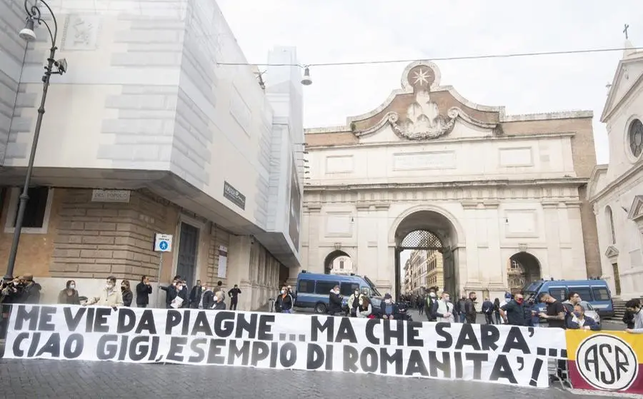 I funerali di Gigi Proietti