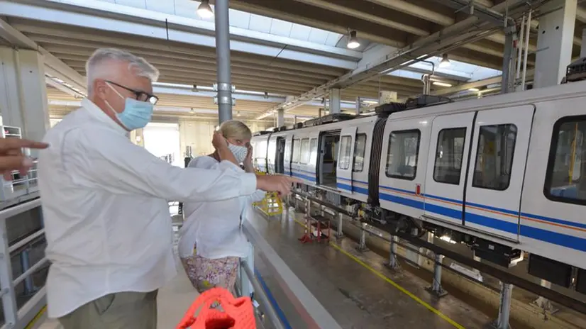 Ferragosto, saluti istituzionali alla centrale della metropolitana
