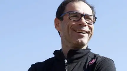 Ex ciclista. Il commissario tecnico Davide Cassani