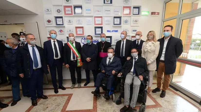 L'inaugurazione del centro Nemo