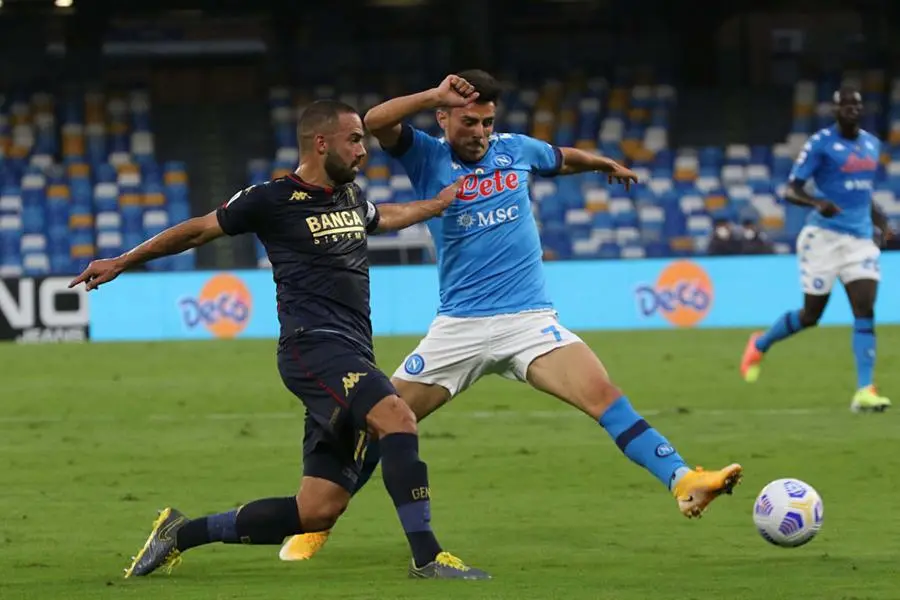 Genoa-Napoli: 14 giocatori della società ligure positivi al Covid-19