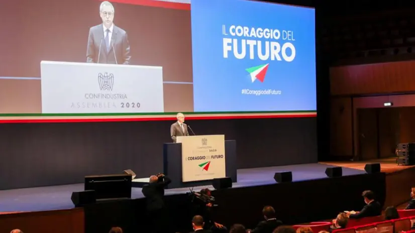 Confindustria, l'intervento di Bonomi all'assemblea nazionale