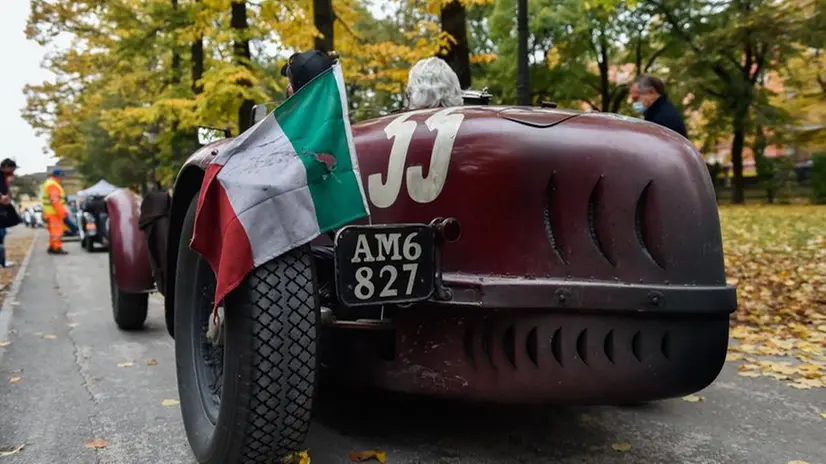 Mille Miglia, la partenza da Parma