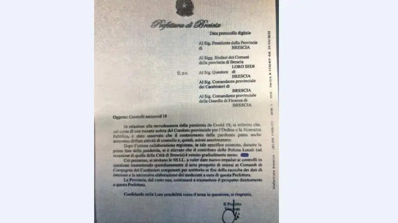 Lo scambio tra Prefetto e Associazione della Polizia Locale