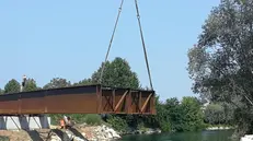 Varato il nuovo ponte sul fiume Oglio - Foto © www.giornaledibrescia.it