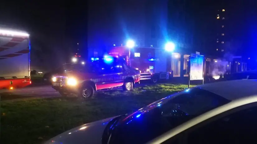 Urago Mella, soccorso in via Tiboni con ambulanze e Vigili del Fuoco