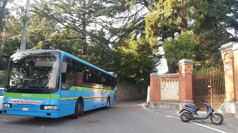 L'autobus e lo scooter del ragazzo - © www.giornaledibrescia.it